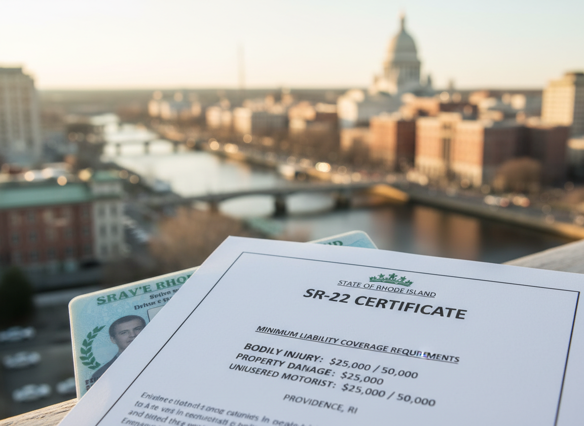 Minimum Coverage Requirements For SR22 Insurance In Rhode Island
